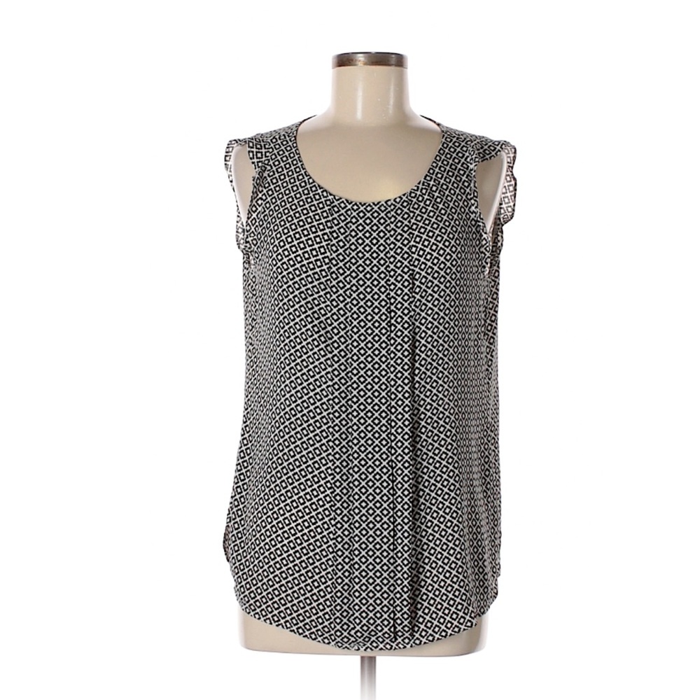 Loft Black & White Blouse